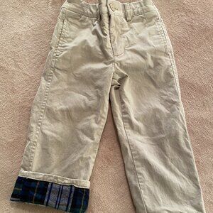 GAP Toddler lined khakis 3T